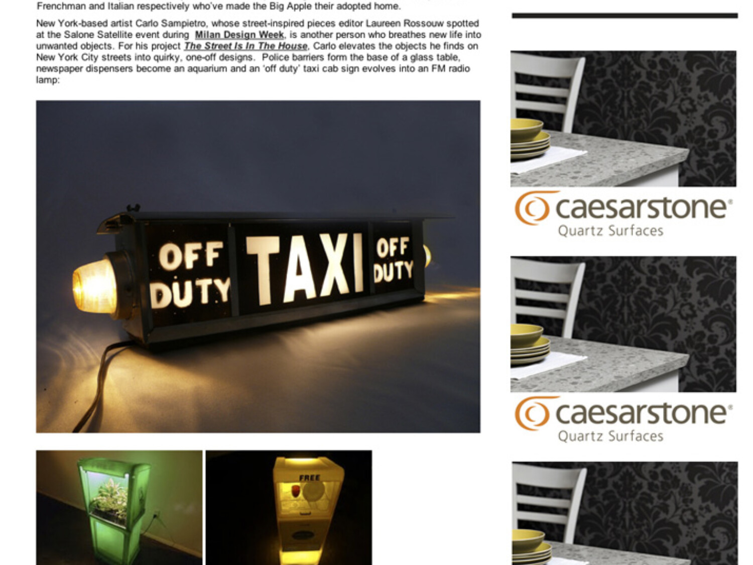 Global Design Cover. Carlo Sampietro