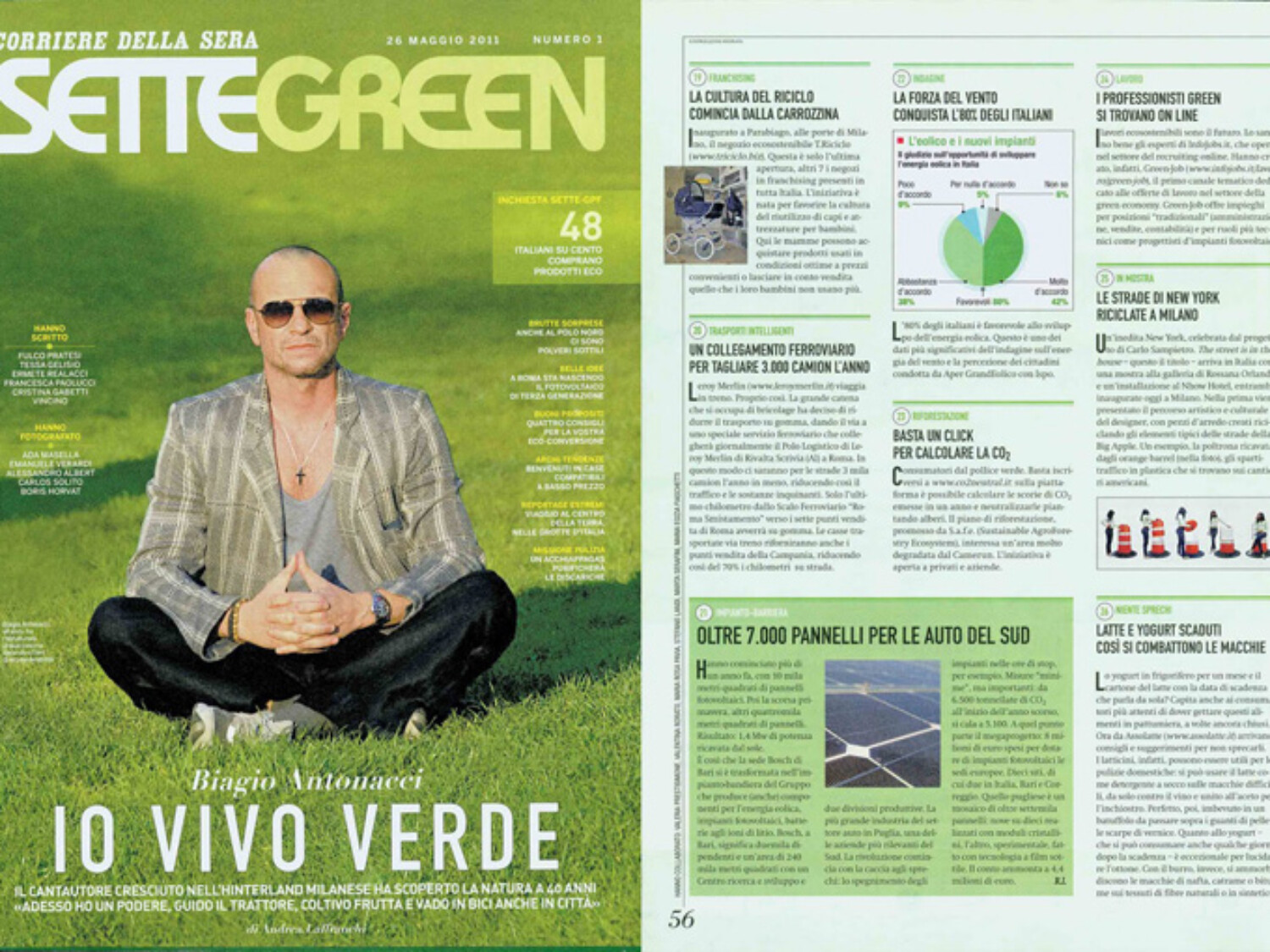 Sette Green Cover. Carlo Sampietro