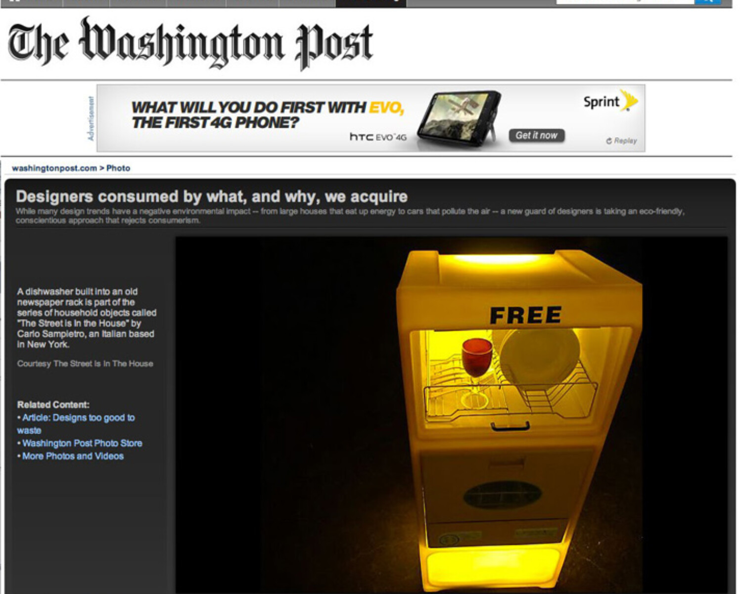 The Mashington Post Cover. Carlo Sampietro