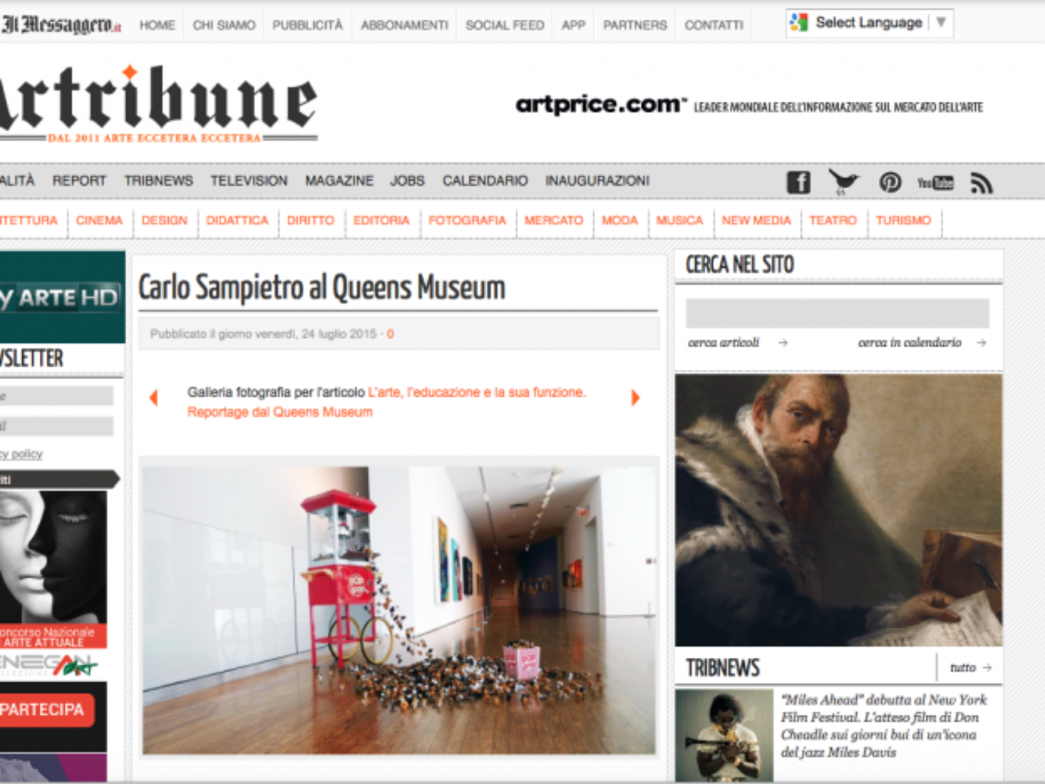 popdogs queens museum artribune. Carlo Sampietro