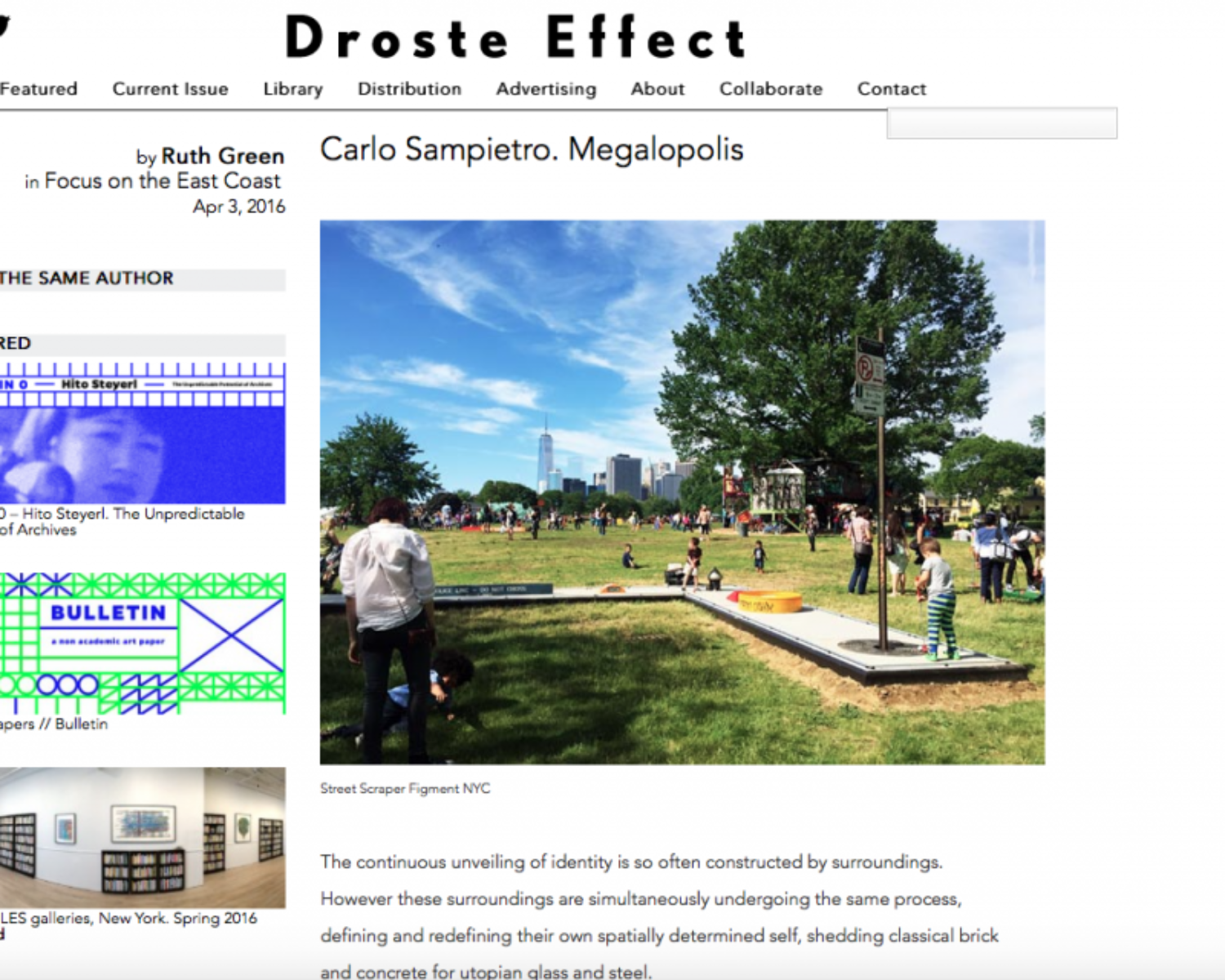 Megaloplis. Carlo Sampietro